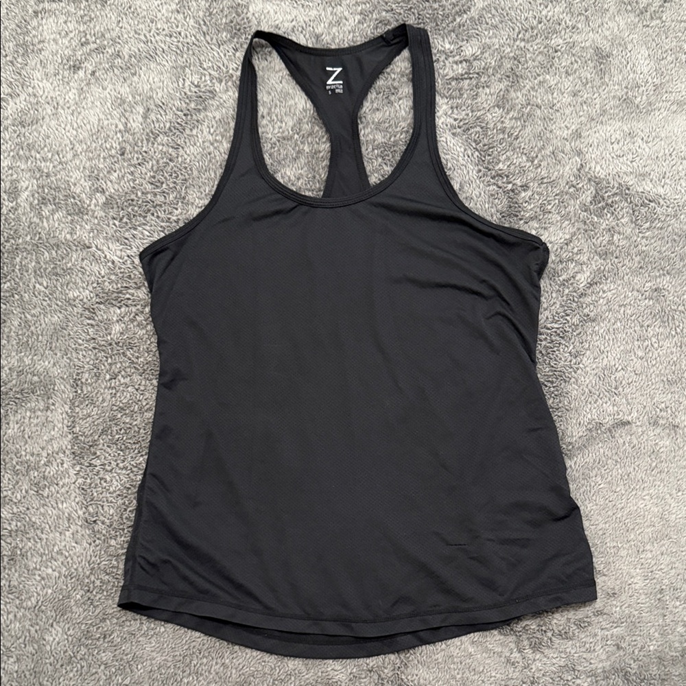Zella Black Racerback Tank Top